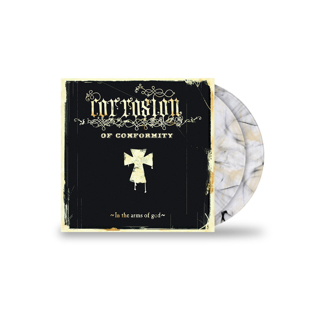 CORROSION OF CONFORMITY ‘IN THE ARMS OF GOD’ 2LP - EXCLUSIVE - LTD. 300 - CLEAR/BLACK/NATURAL/SMOKE