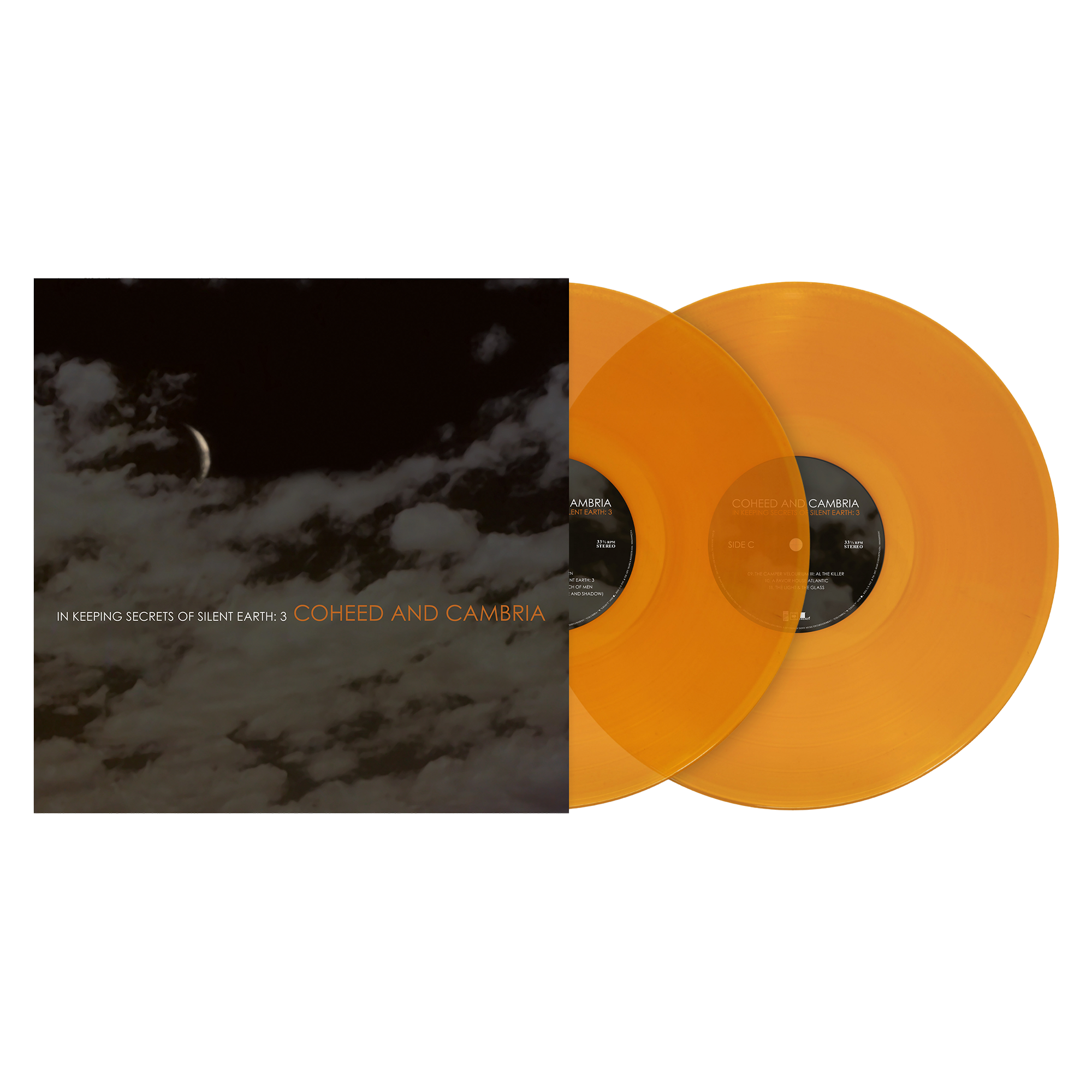 COHEED AND CAMBRIA ‘IN KEEPING SECRETS OF SILENT EARTH: 3’ 2LP - EXCLUSIVE - LTD. 1000 - TRANSLUCENT ORANGE