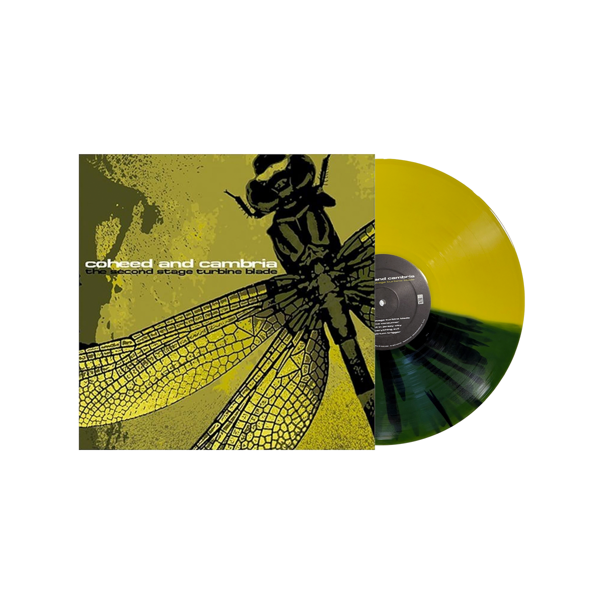 COHEED AND CAMBRIA 'THE SECOND STAGE TURBINE BLADE' LP - EXCLUSIVE - LTD. 1000 - YELLOW/GREEN CAMO/BLACK SPLATTER