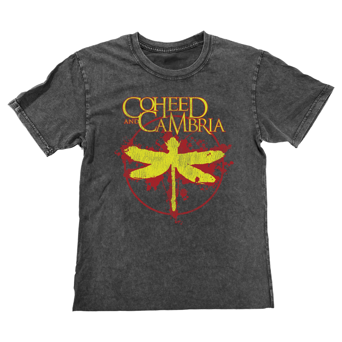 COHEED AND CAMBRIA "DRAGONFLY" LIMITED EDITION EXCLUSIVE STONEWASH T-SHIRT