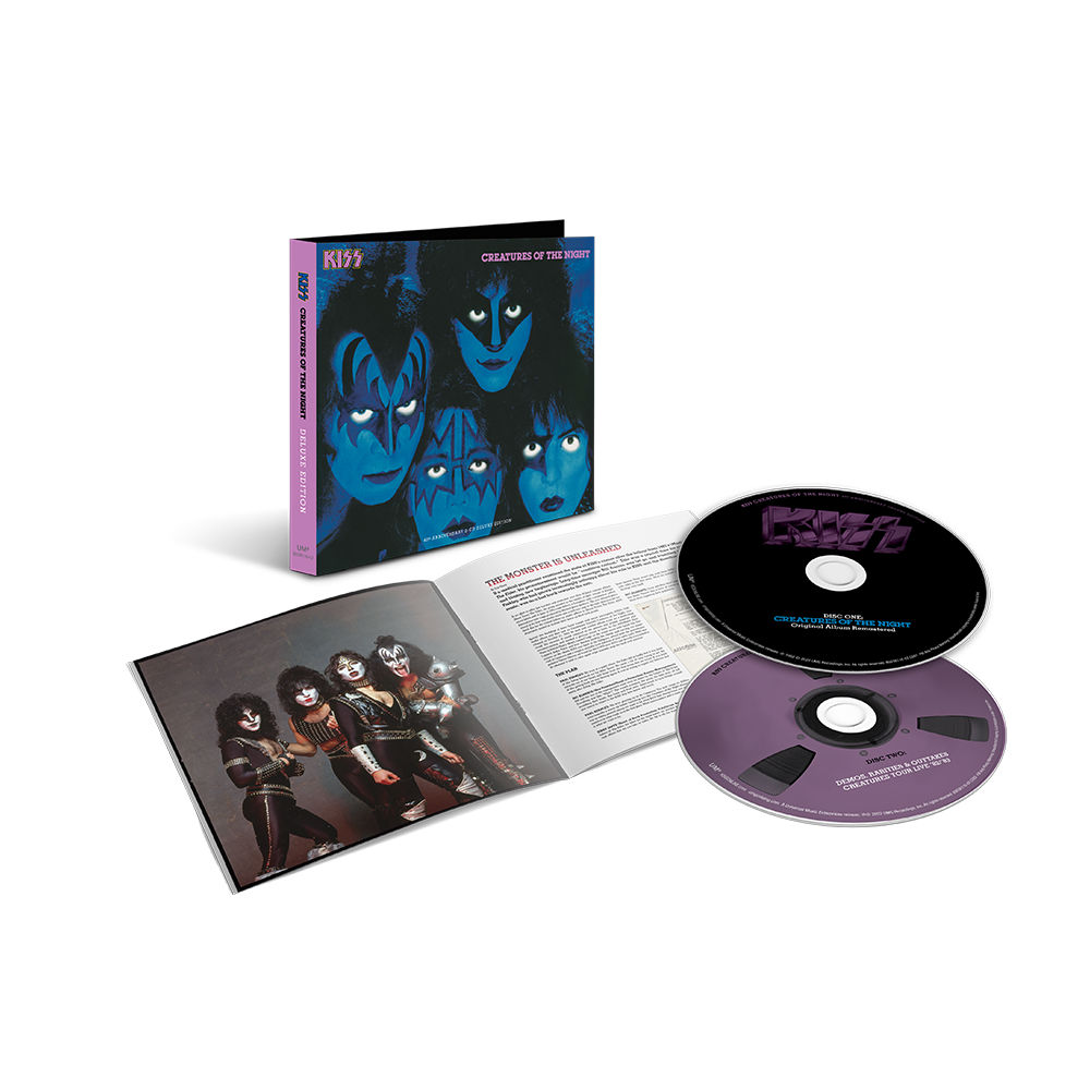 KISS 'CREATURES OF THE NIGHT' 2CD - DELUXE 40TH ANNIVERSARY EDITION