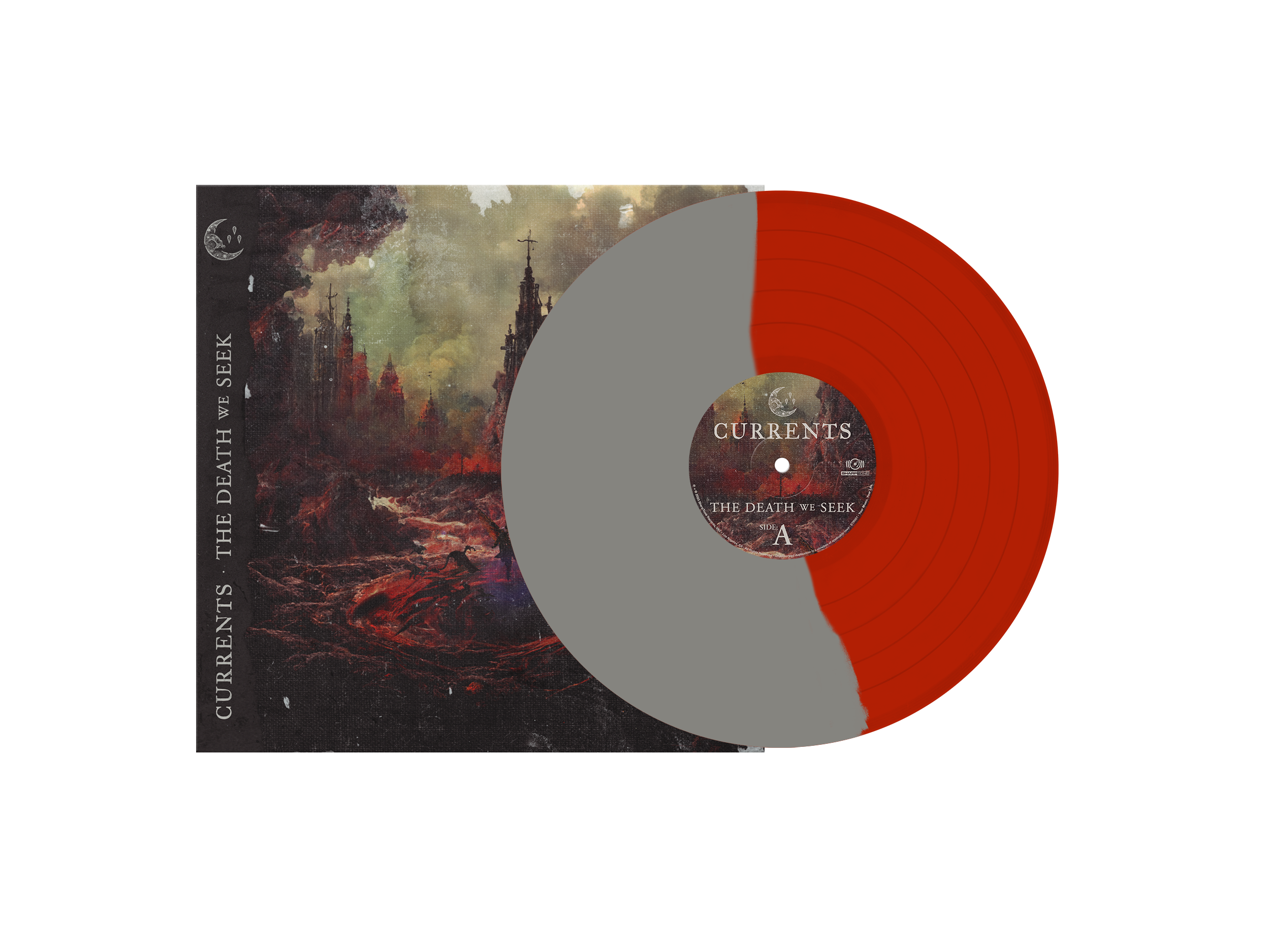 CURRENTS ‘THE DEATH WE SEEK’ LP - EXCLUSIVE - LTD. 250 - RED/SILVER