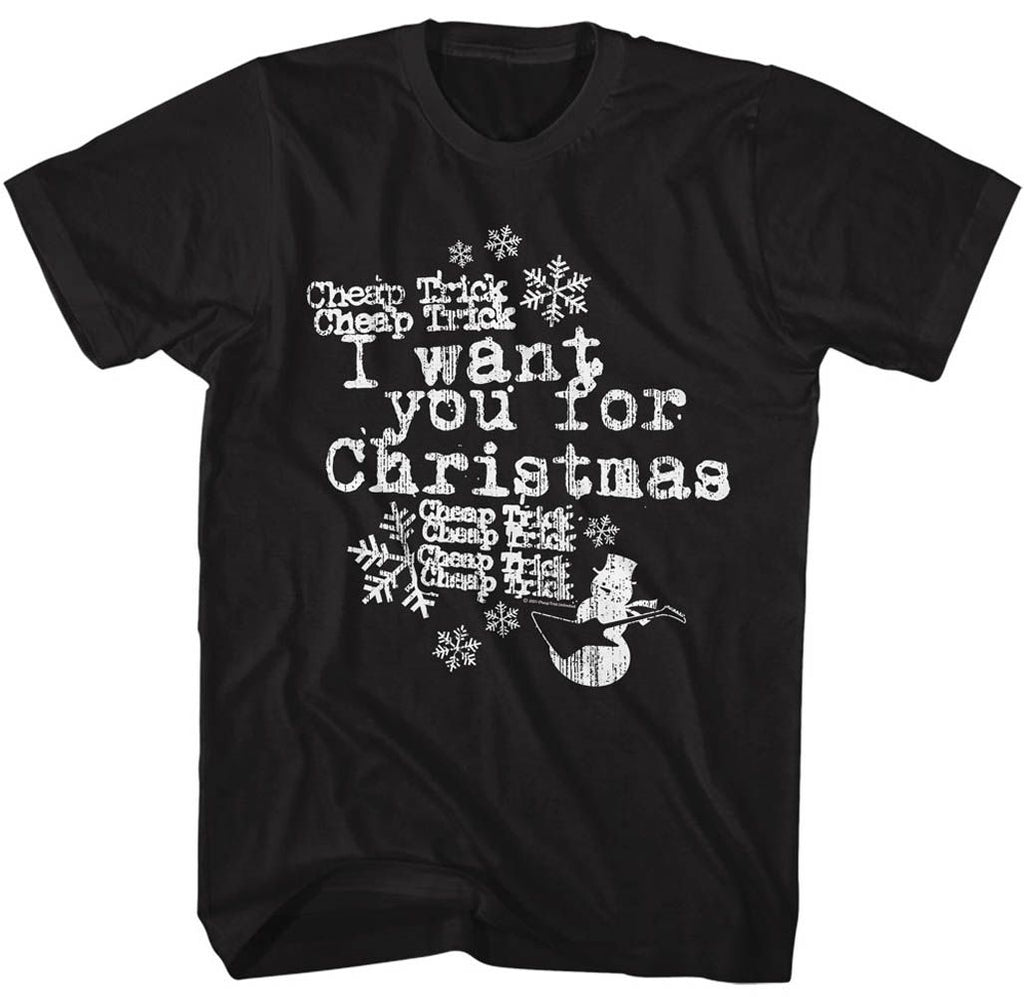 CHEAP TRICK - WANT YOU FOR CHRISTMAS SHIRT