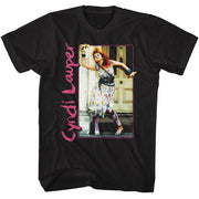 CYNDI LAUPER - PAINTED DRESS AND TIGHTS SHIRT
