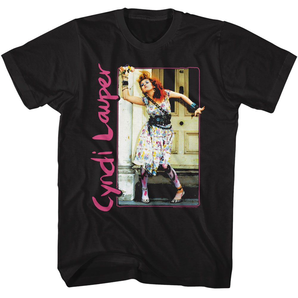 CYNDI LAUPER - PAINTED DRESS AND TIGHTS SHIRT