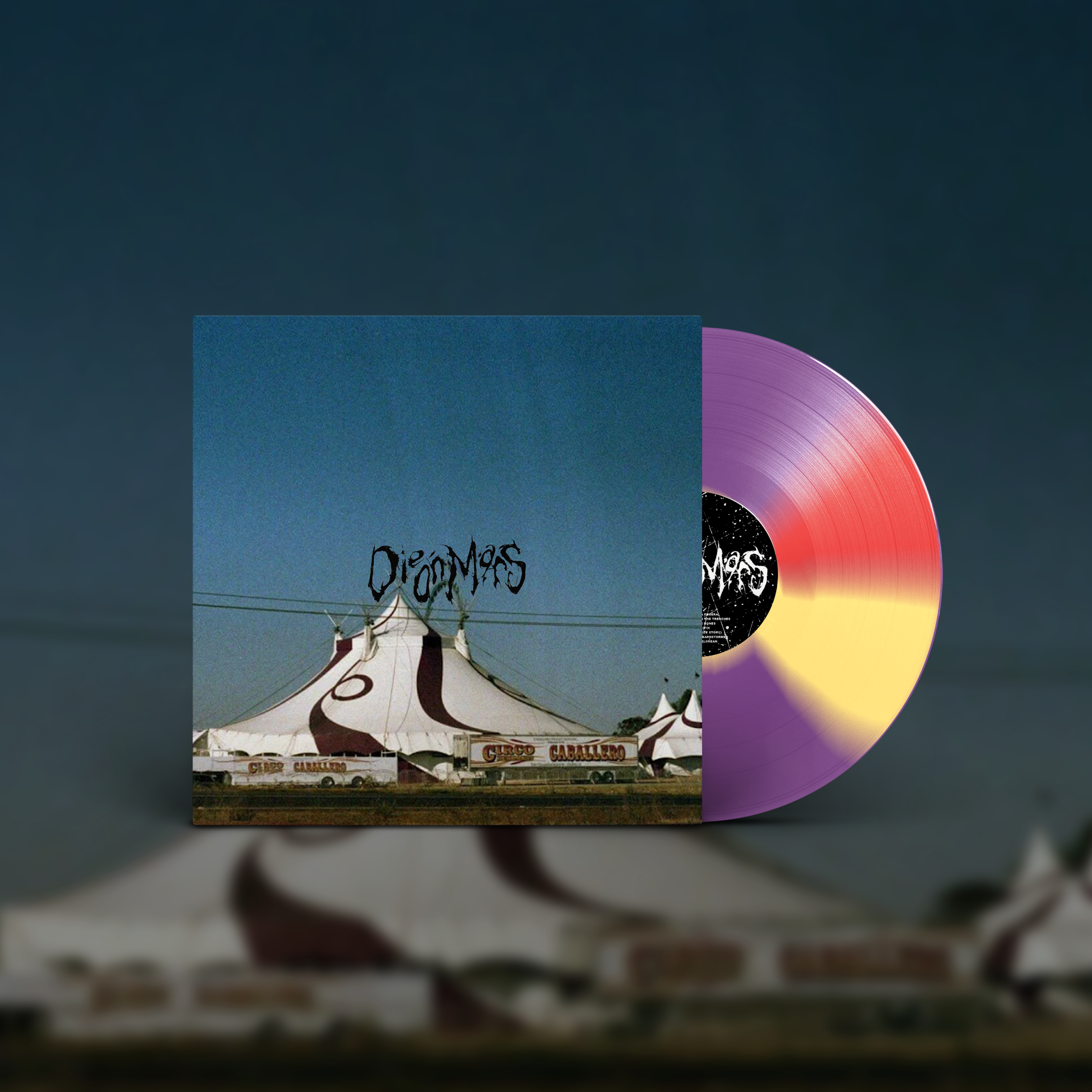 THE CALLOUS DAOBOYS ‘DIE ON MARS’ LP - EXCLUSIVE - LTD. 150 - RED/YELLOW/PURPLE TWISTER