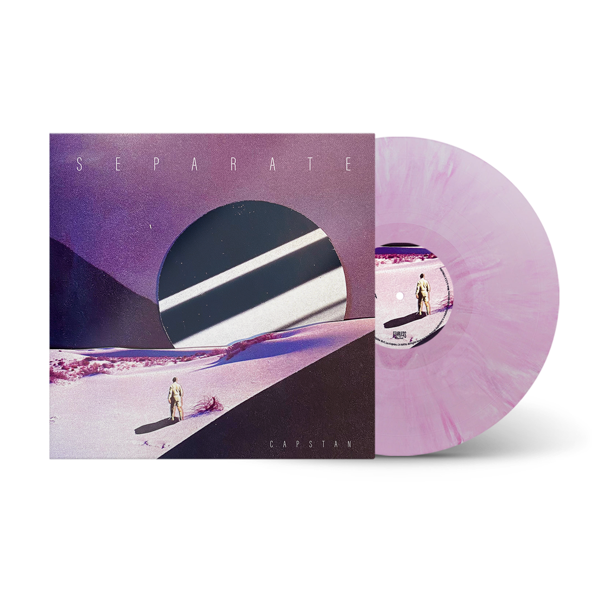 CAPSTAN 'SEPARATE' LP - OPAQUE PINK SWIRL