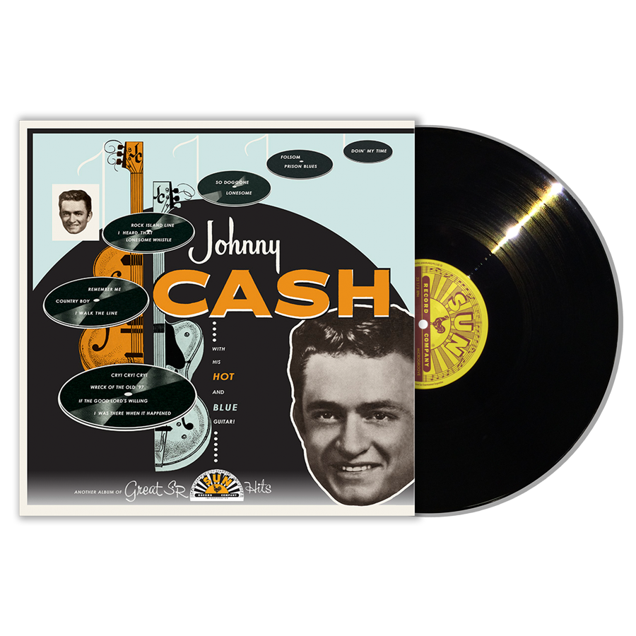 JOHNNY CASH 'WITH HIS HOT AND BLUE GUITAR' LP