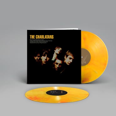 THE CHARLATANS 'THE CHARLATANS' LP - YELLOW MARBLE