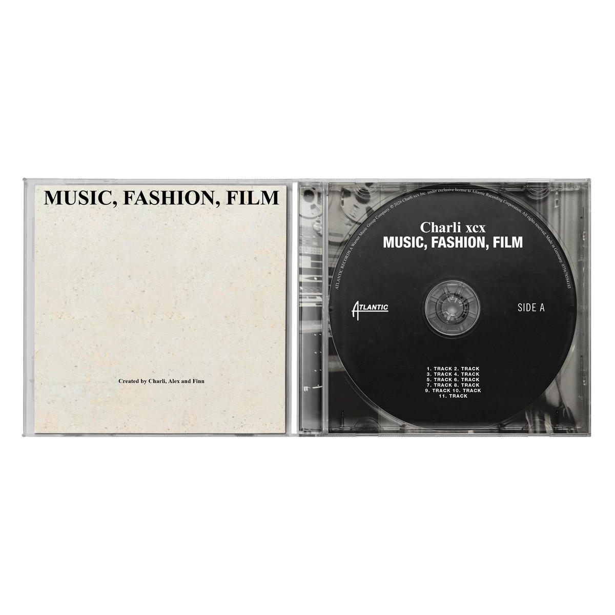 CHARLI XCX 'MUSIC, FASHION, FILM' CD