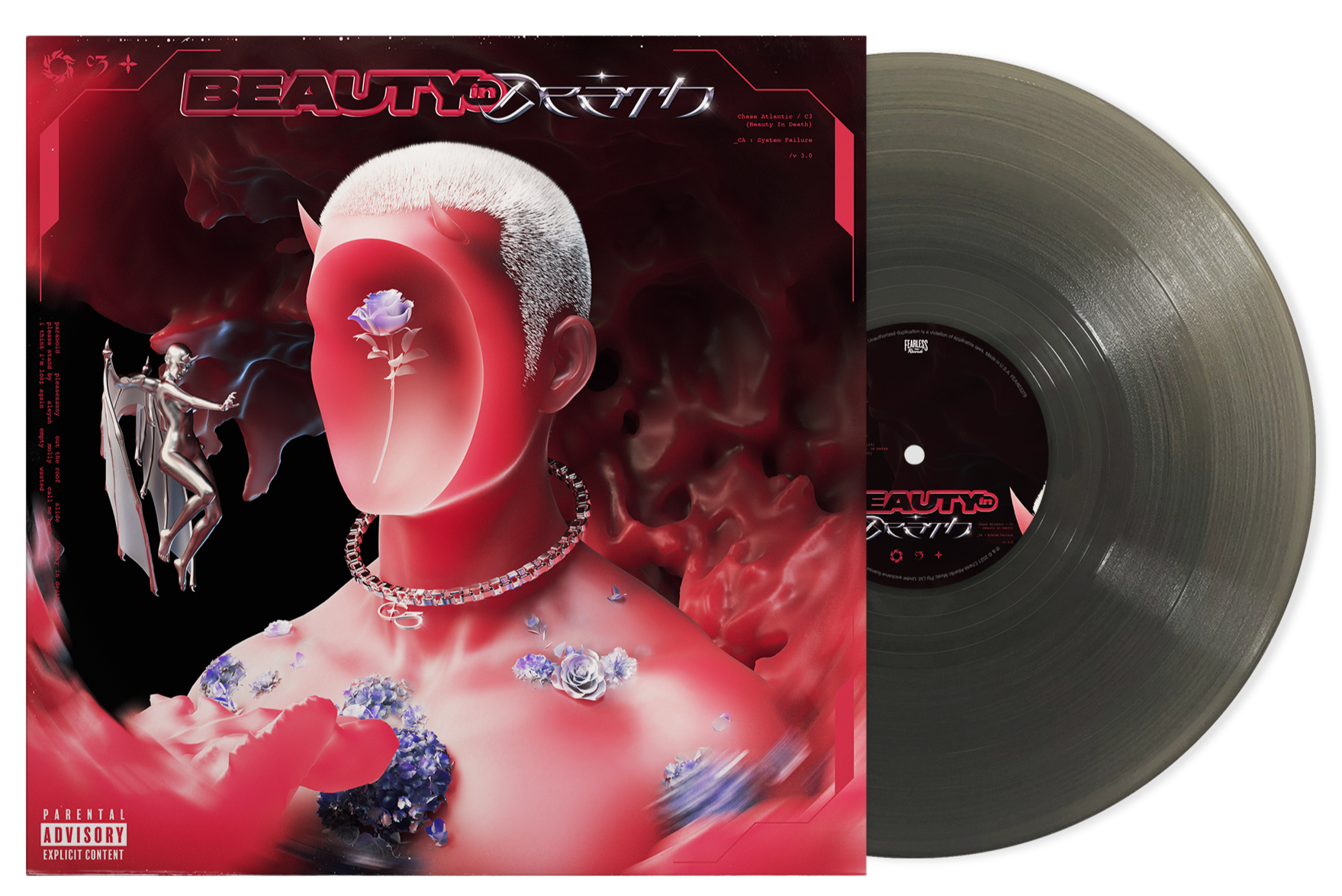 CHASE ATLANTIC ‘BEAUTY IN DEATH’ LP - EXCLUSIVE - LTD. 500 - BLACK ICE