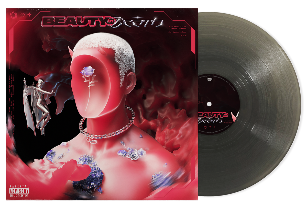 CHASE ATLANTIC'BEAUTY IN DEATH' LP - EXCLUSIVE - LTD. 500 - BLACK ICE