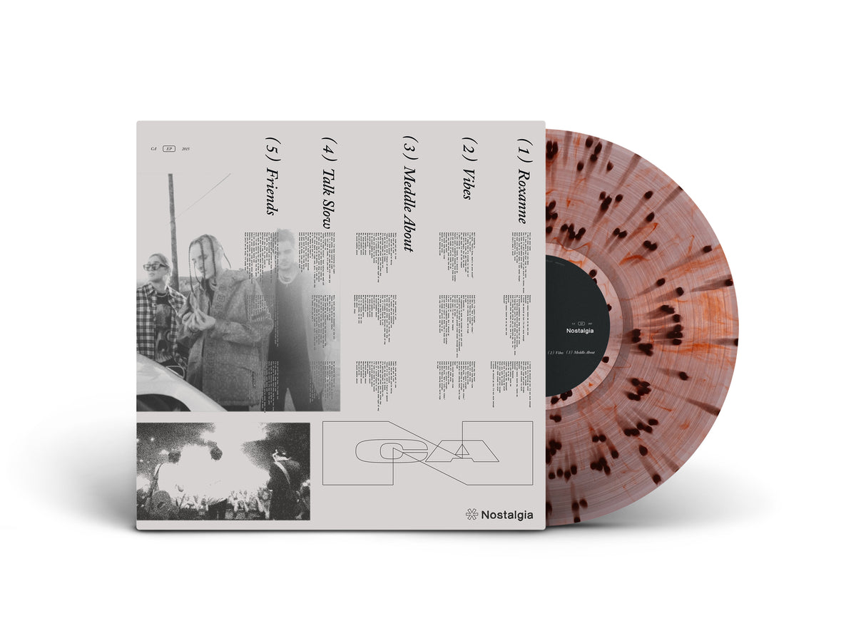 CHASE ATLANTIC 'NOSTALGIA' 12" EP (Translucent Orange/Brown Splatter Vinyl)