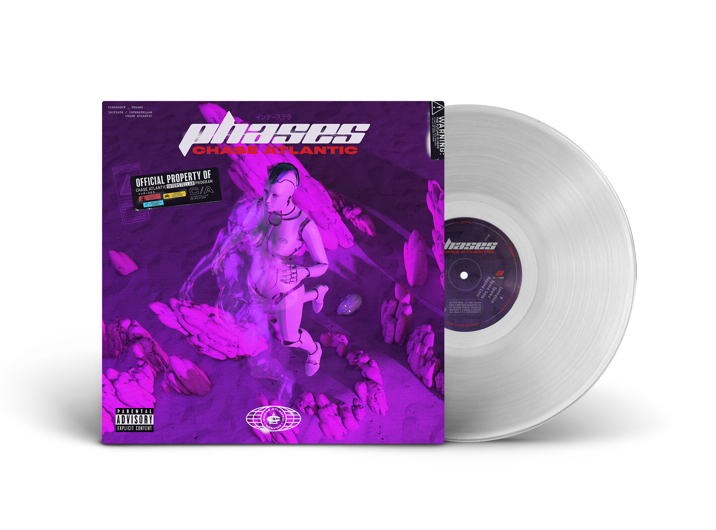 CHASE ATLANTIC ‘PHASES’ LP - CLEAR