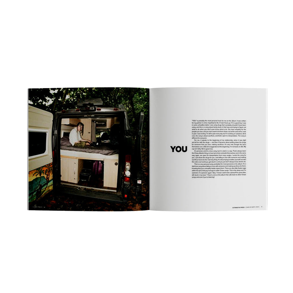 CHASE ATLANTIC'LOST IN HEAVEN' LP + CHASE ATLANTIC x ALTERNATIVE PRESS COLLECTOR'S ZINE - EXCLUSIVE - LTD. 500 - VARIOUS COLORS