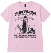 SUPERNOVA BEACH CLUB - LIGHT PINK TEE
