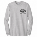 Supernova Great Heron Long Sleeve Light Grey Tee with Line-Up
