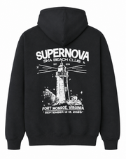SUPERNOVA BEACH CLUB BLACK HOODIE
