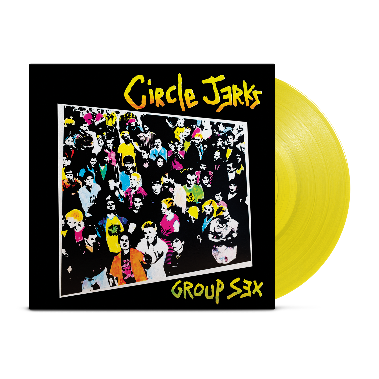 CIRCLE JERKS ‘GROUP SEX’ 40TH ANNIVERSARY EDITION LP - YELLOW