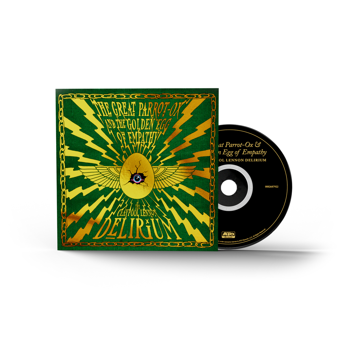 THE CLAYPOOL-LENNON DELIRIUM 'THE GREAT PARROT-OX AND THE GOLDEN EGG OF EMPATHY' CD + 24-PAGE COMIC BOOK