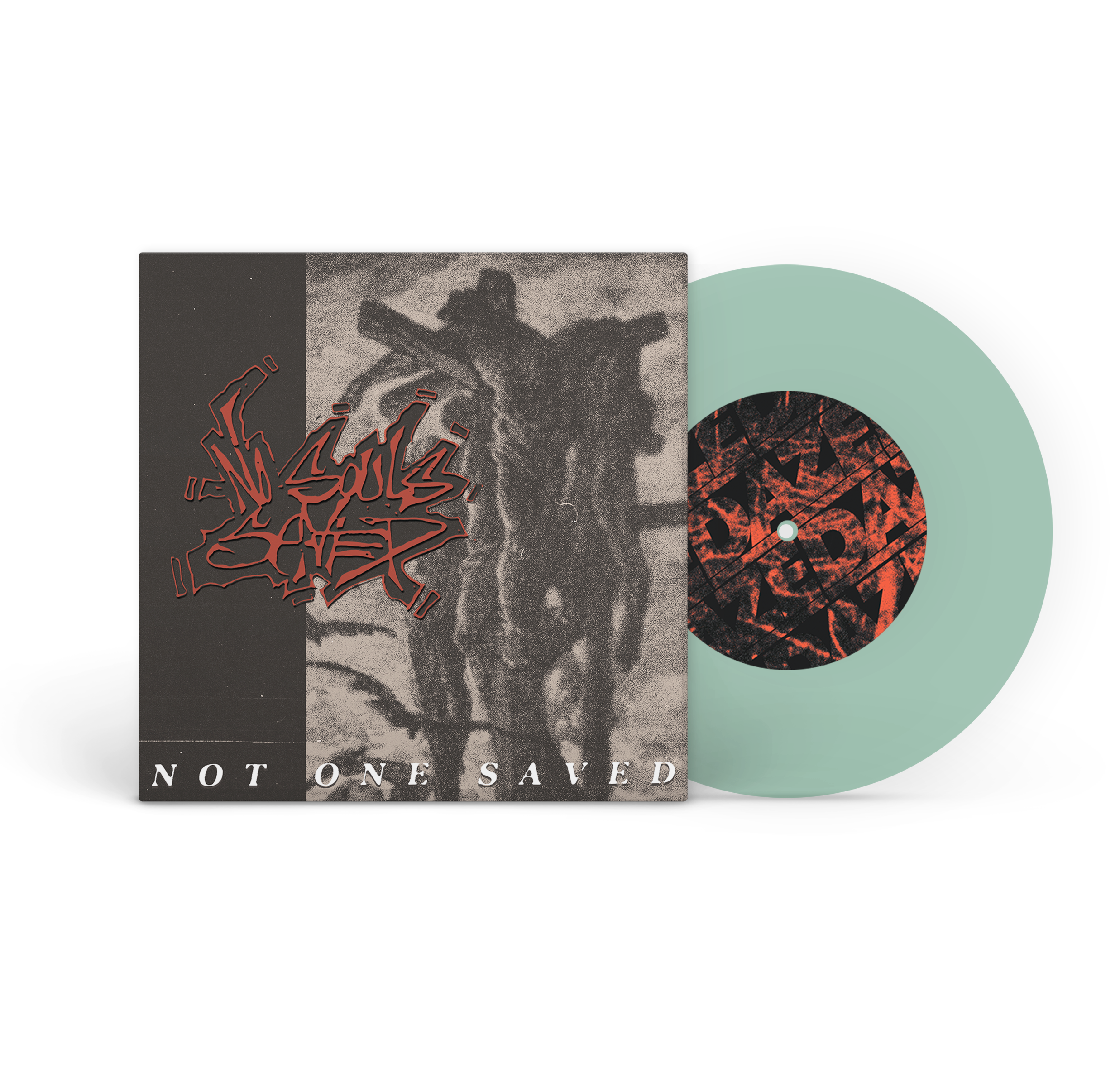 NO SOULS SAVED ‘NO ONE SAVED’ 7" LP - EXCLUSIVE - LTD. 100 - COKE BOTTLE CLEAR