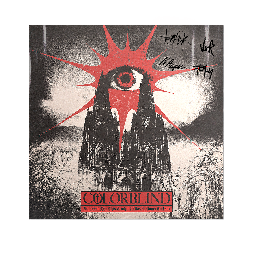 COLORBLIND 'WHO SOLD YOU THIS TRUTH ++ WAS IT YOURS TO HOLD' 2LP + SIGNED INSERT - LTD. - RED/CLEAR/MARBLE