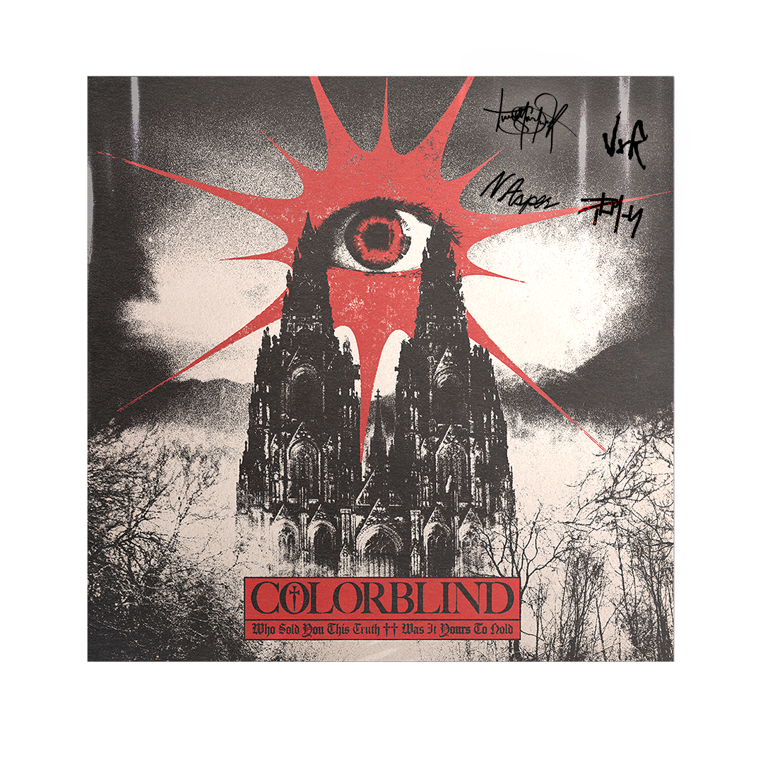 COLORBLIND 'WHO SOLD YOU THIS TRUTH ++ WAS IT YOURS TO HOLD' 2LP + SIGNED INSERT - LTD. - RED/CLEAR/MARBLE