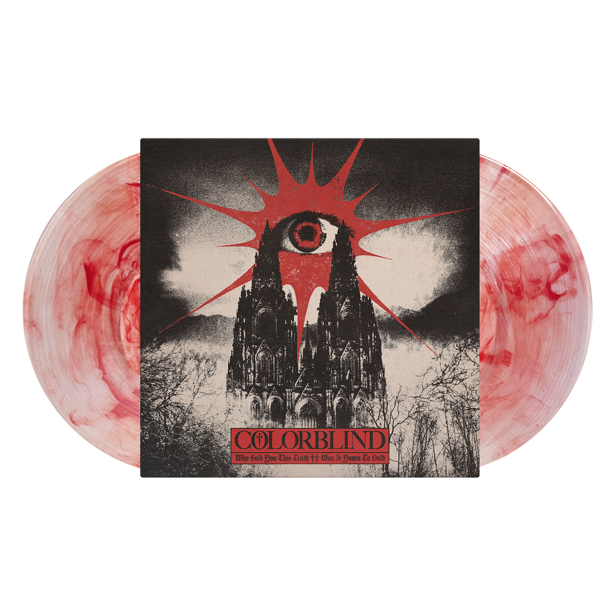 COLORBLIND 'WHO SOLD YOU THIS TRUTH ++ WAS IT YOURS TO HOLD' 2LP + SIGNED INSERT - LTD. - RED/CLEAR/MARBLE