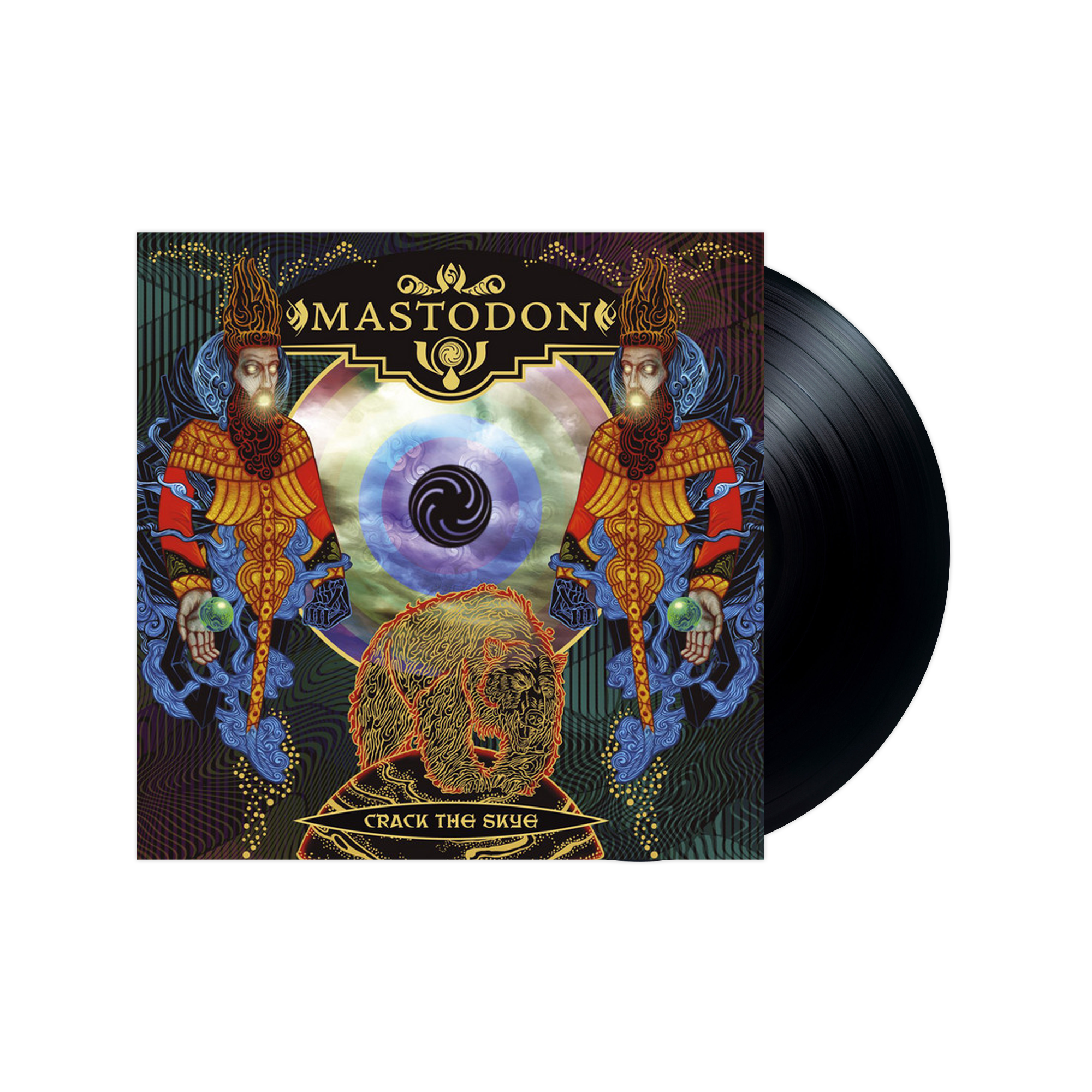 MASTODON ‘CRACK THE SKYE’ LP w/ SIGNED 12"x12" PAUL ROMANO PRINT & COLLECTORS EDITION MAGAZINE