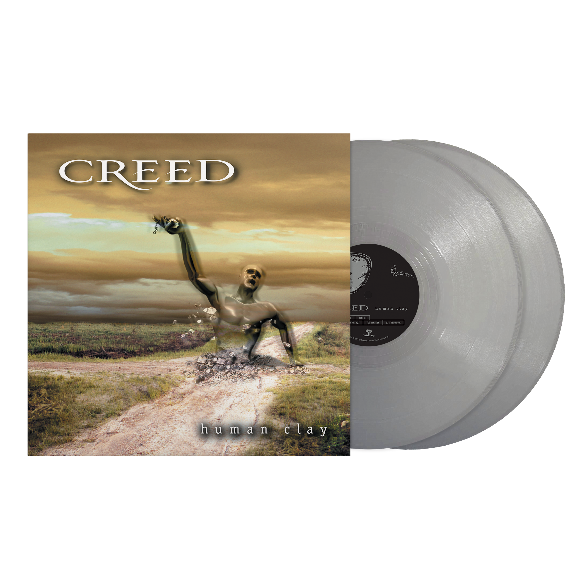 CREED ‘HUMAN CLAY’ 25TH ANNIVERSARY 2LP - EXCLUSIVE - LTD. 500 -  OPAQUE GRAY