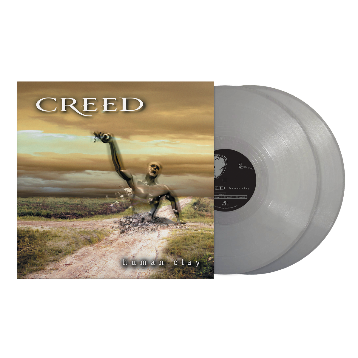 CREED ‘HUMAN CLAY’ 25TH ANNIVERSARY 2LP - EXCLUSIVE - LTD. 500 -  OPAQUE GRAY