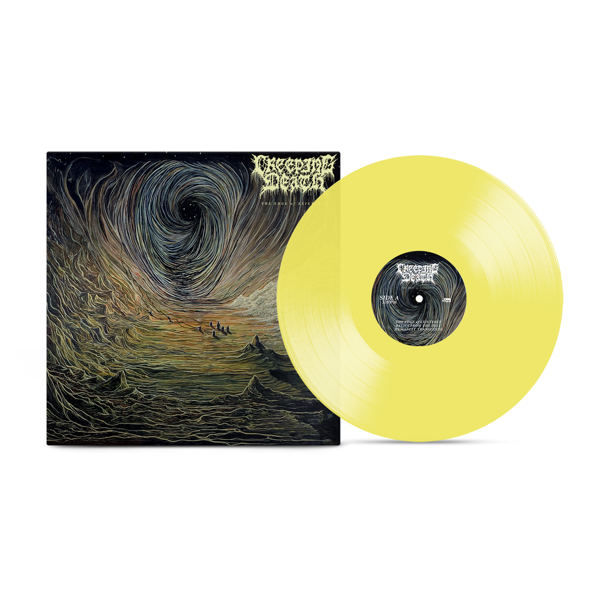 CREEPING DEATHC 'THE EDGE OF EXISTENCE' LP (Clear Yellow Vinyl)