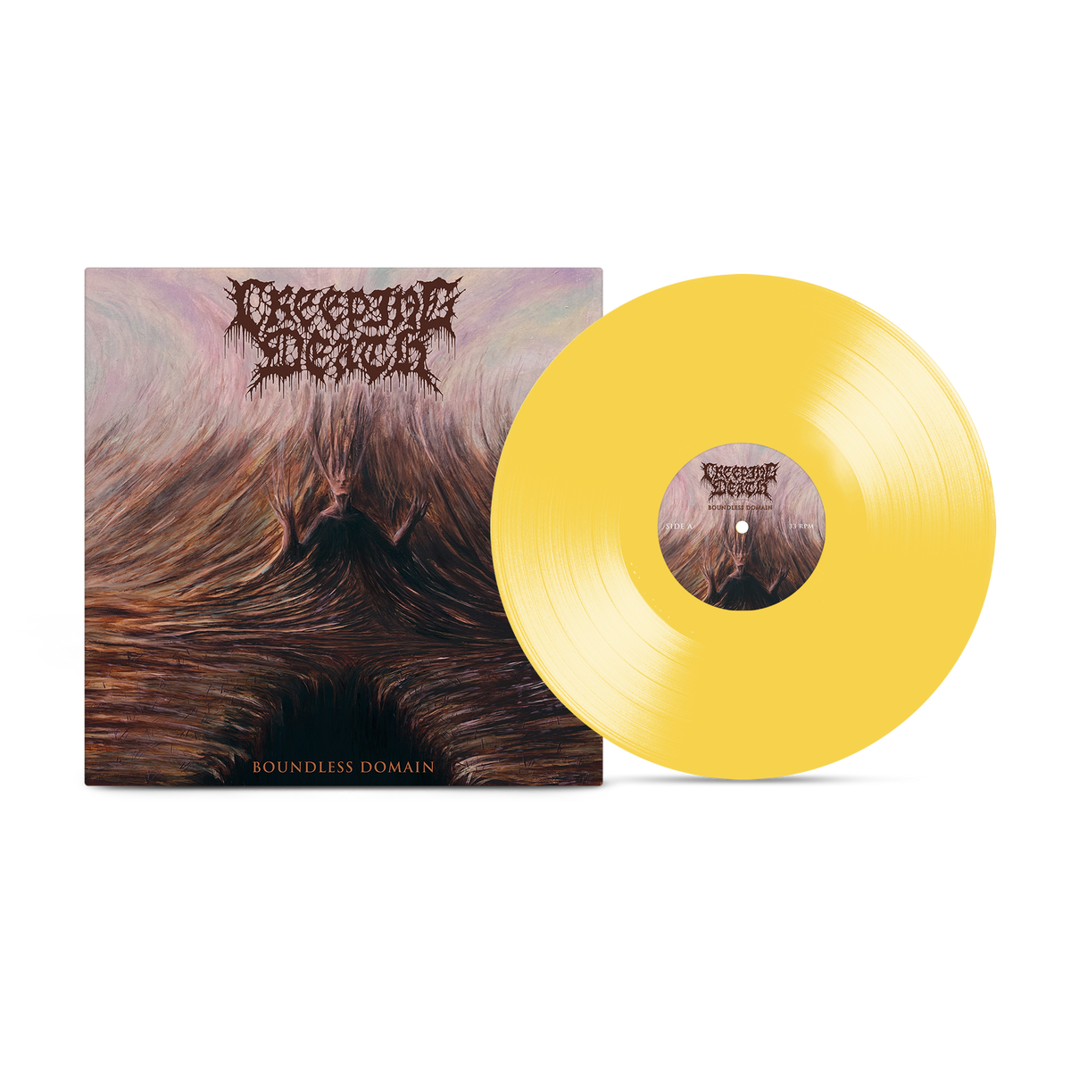 CREEPING DEATH 'BOUNDLESS DOMAIN' LP (Canary Yellow Vinyl)