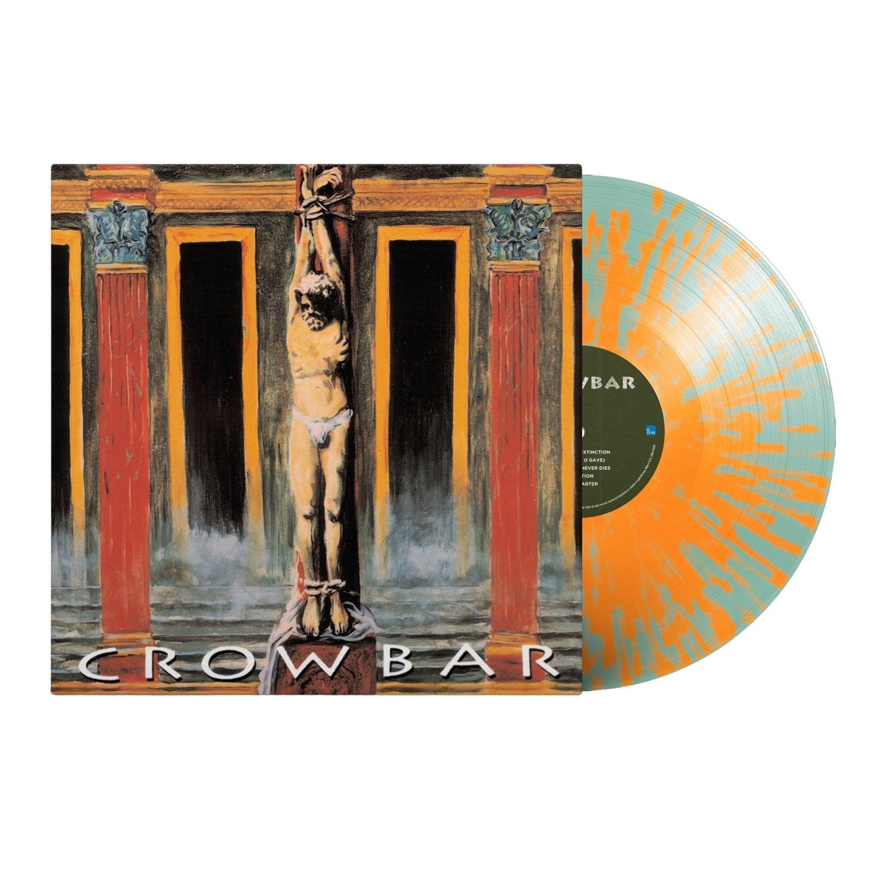 CROWBAR 'CROWBAR' LP - COKE BOTTLE CLEAR/NEON ORANGE/SPLATTER