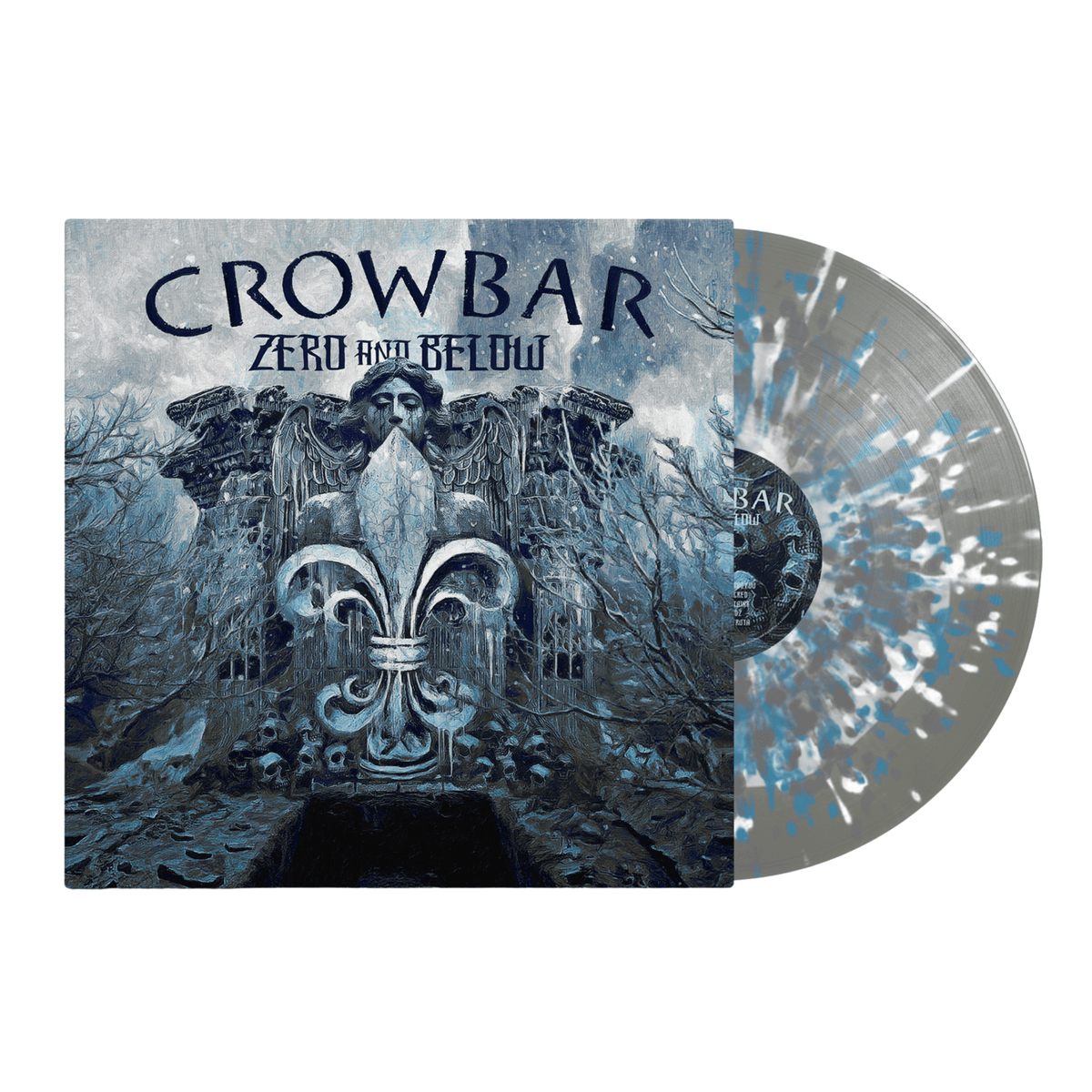 CROWBAR 'ZERO AND BELOW' LP (Milky Clear Black Ice Color In Color Vinyl)