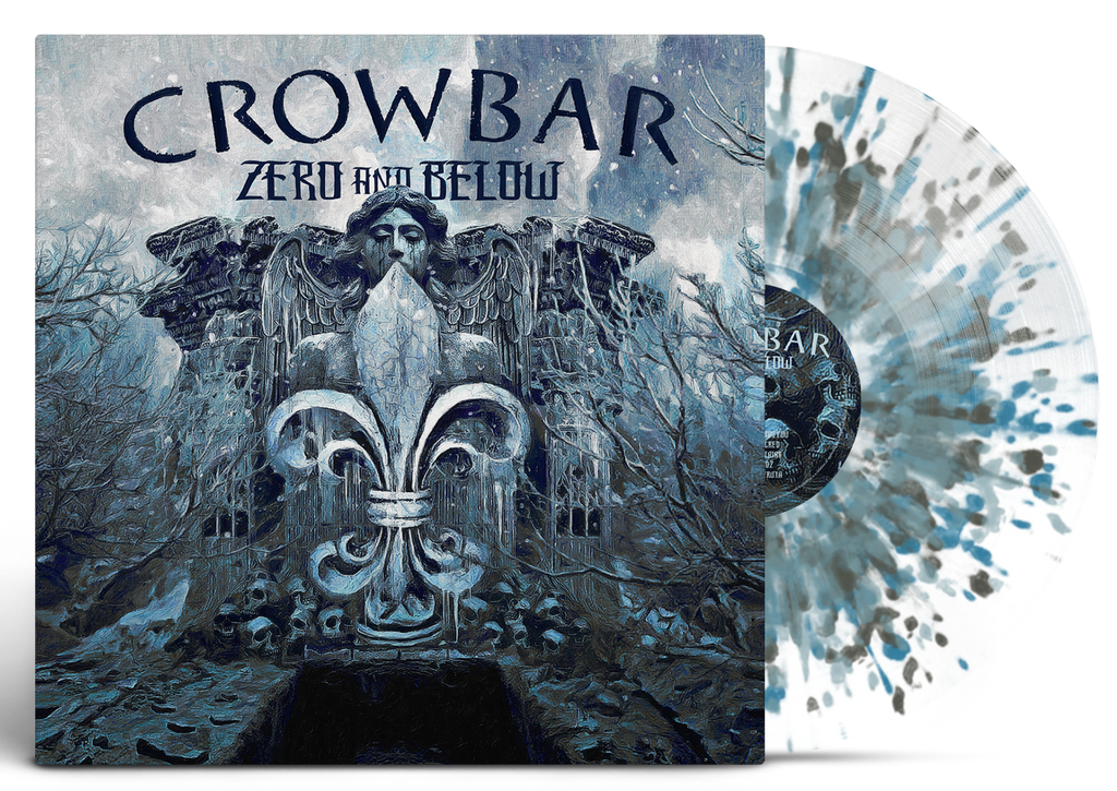 CROWBAR 'ZERO AND BELOW' LP - EXCLUSIVE - LTD. 300 - CLEAR/BLUE/BLACK ICE/SPLATTER