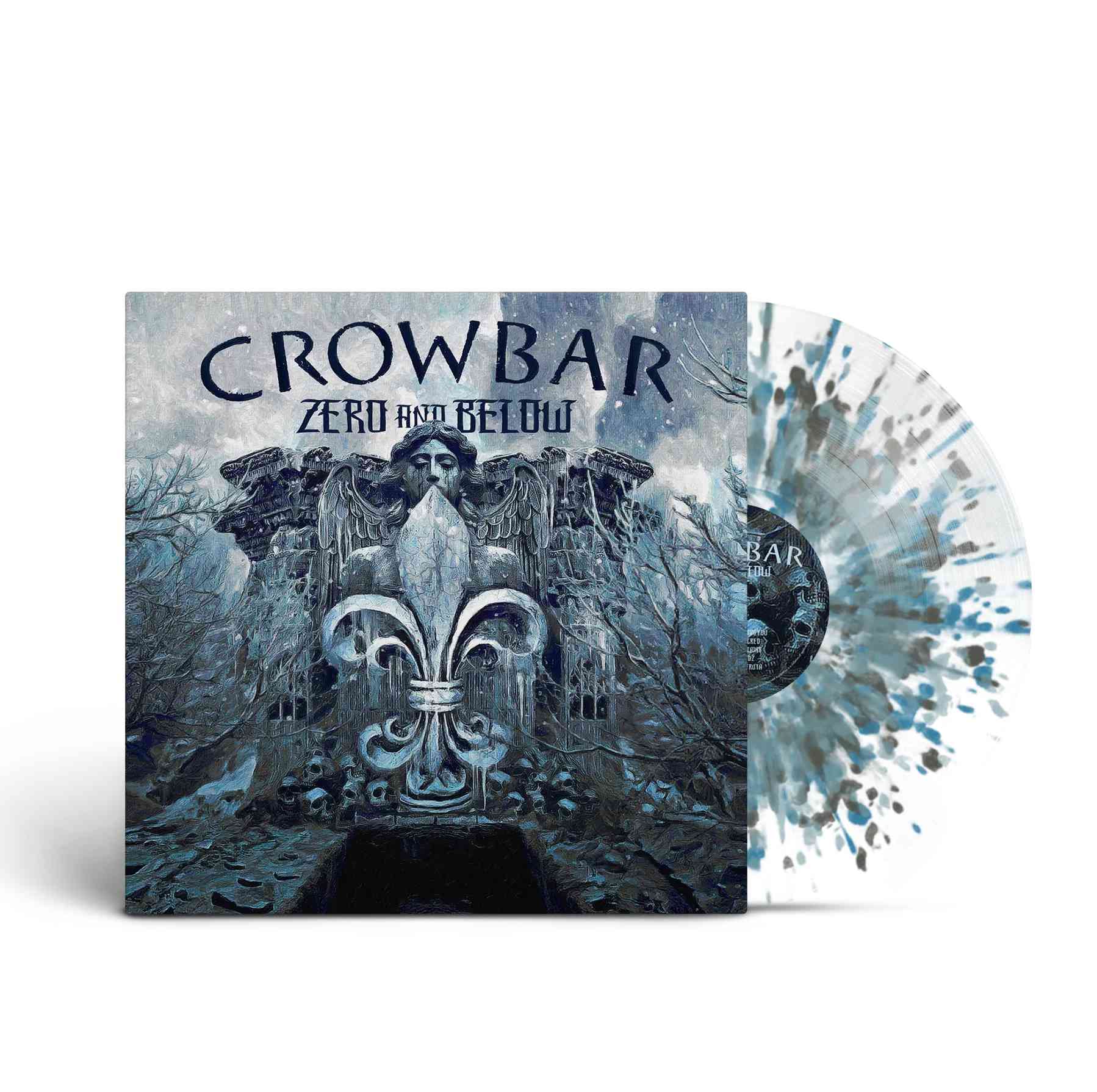 CROWBAR 'ZERO AND BELOW' LP - EXCLUSIVE - LTD. 300 - CLEAR/BLUE/BLACK ICE/SPLATTER