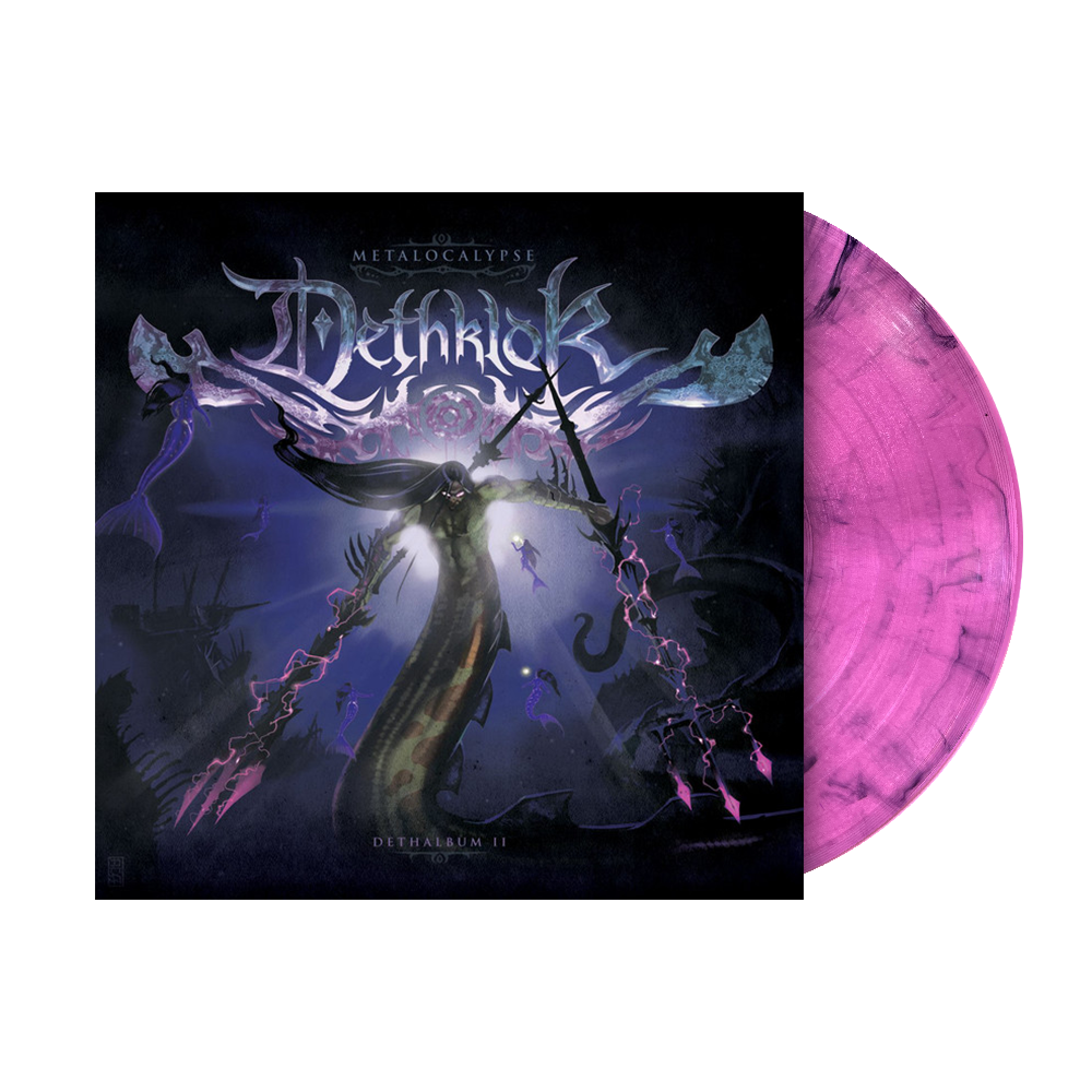 DETHKLOK ‘DETHALBUM II’ LP - CLEAR PINK/BLACK SMOKE