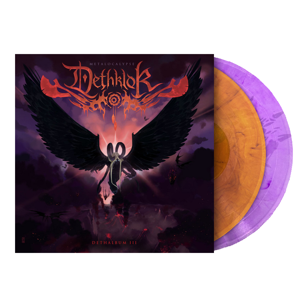 DETHKLOK ‘DETHALBUM III’ 2LP - ORANGE/BLACK/PURPLE SMOKE