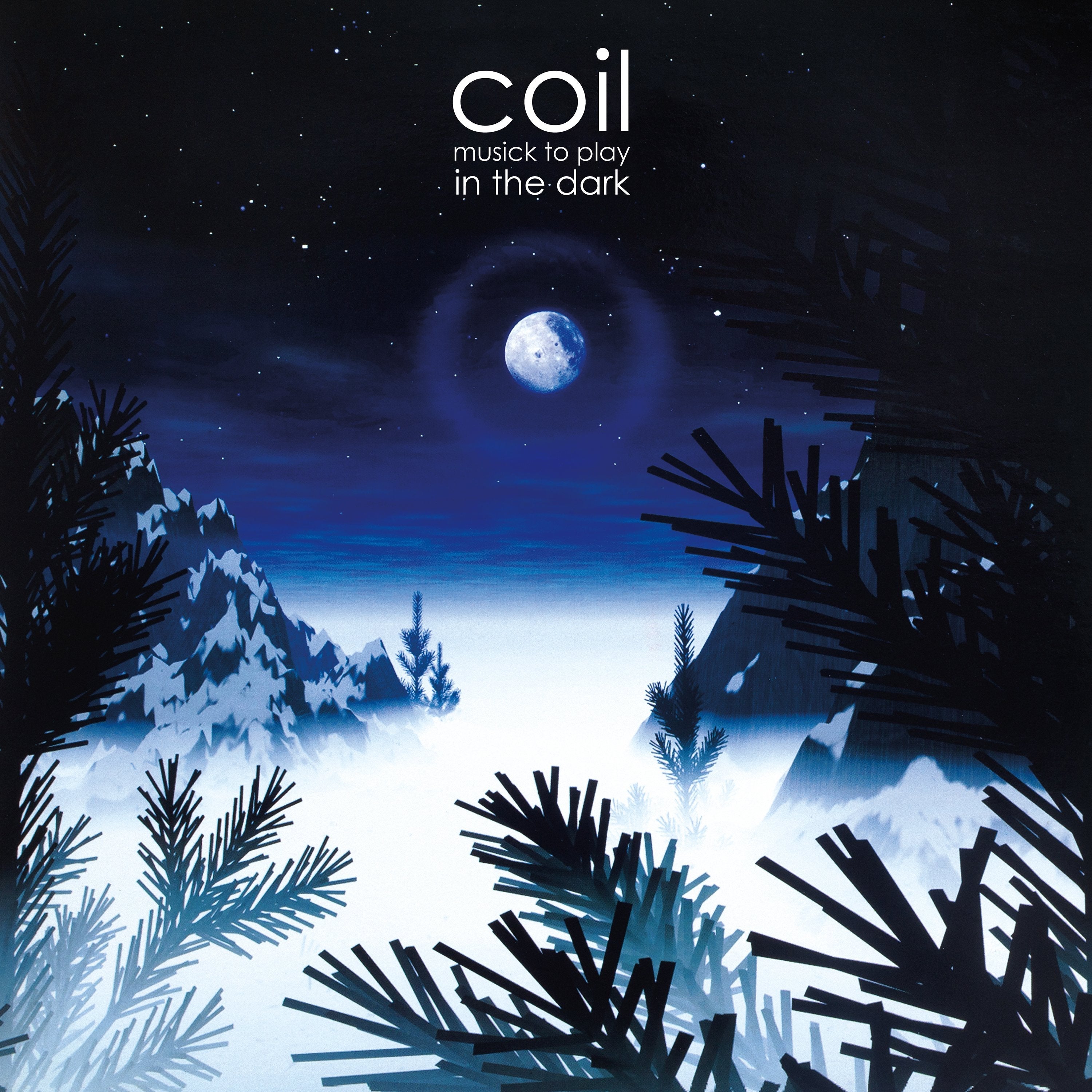 COIL 'MUSICK TO PLAY IN THE DARK'  2LP - CLEAR/WHITE