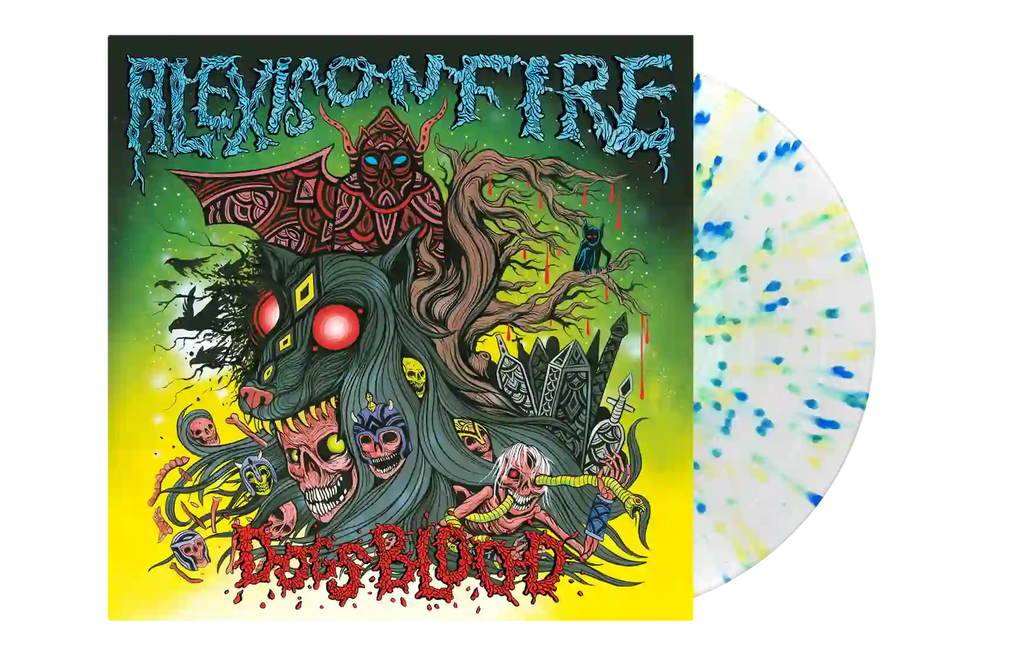 ALEXISONFIRE ‘DOGS BLOOD’ EP - EXCLUSIVE - LTD. 300 - CLEAR/SPRING GREEN/SKY BLUE/CANARY/SPLATTER