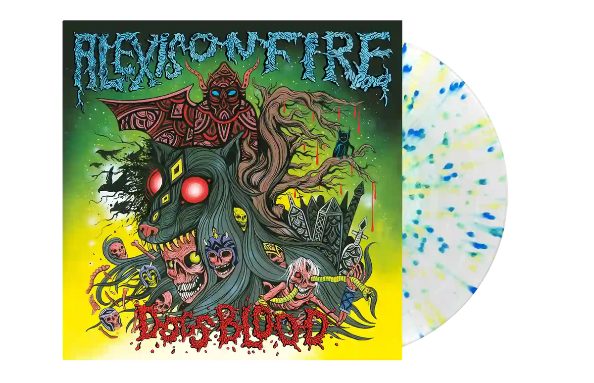 ALEXISONFIRE ‘DOGS BLOOD’ EP - EXCLUSIVE - LTD. 300 - CLEAR/SPRING GREEN/SKY BLUE/CANARY/SPLATTER