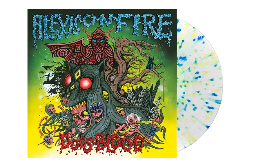 ALEXISONFIRE ‘DOGS BLOOD’ EP - EXCLUSIVE - LTD. 300 - CLEAR/SPRING GREEN/SKY BLUE/CANARY/SPLATTER