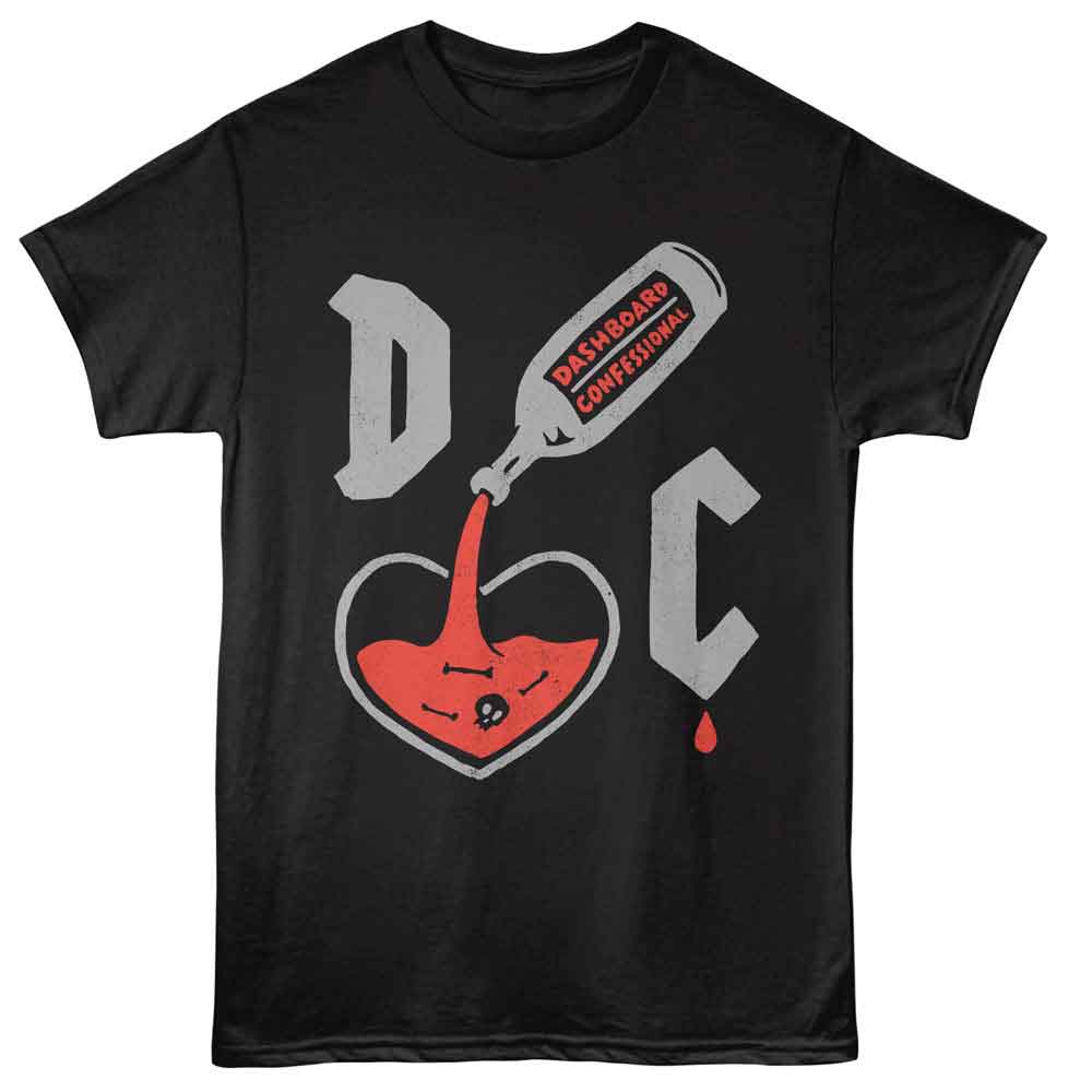 DASHBOARD CONFESSIONAL - LIQUID HEART SHIRT