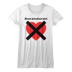 DURAN DURAN - HEARTX LADIES SHIRT