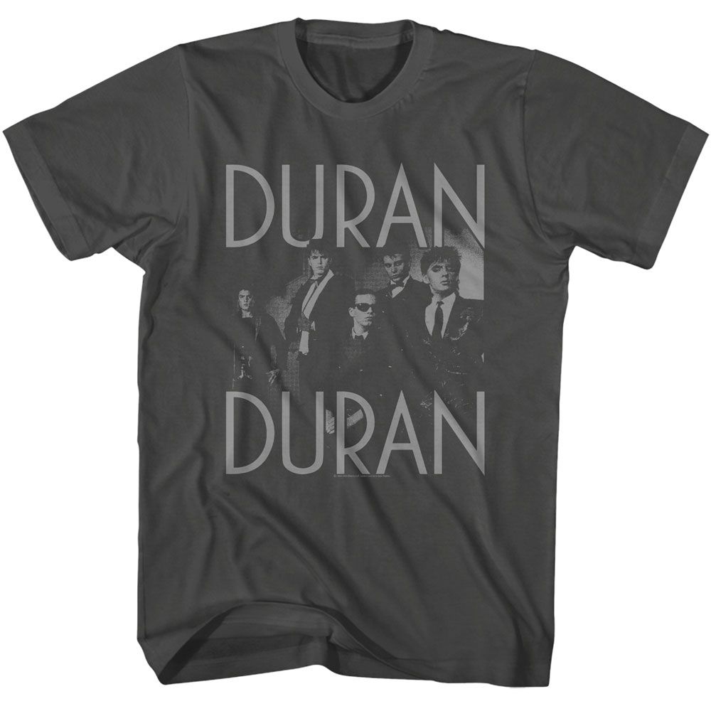 DURAN DURAN - 7 AND TRT PHOTO MONOTONE SHIRT