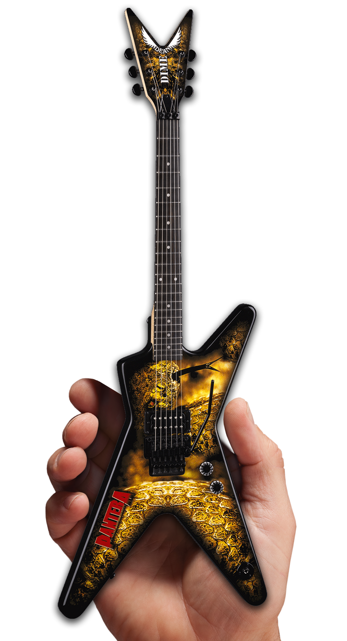 PANTERA - DEAN DIMEBAG - THE GREAT SOUTHERN TRENDKILL MINI GUITAR ' 333 MADE