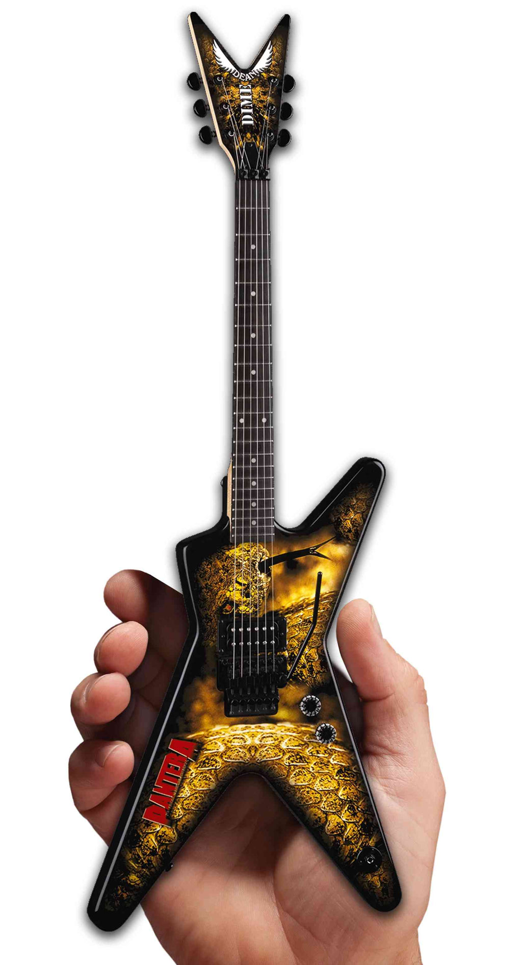 PANTERA - DEAN DIMEBAG - THE GREAT SOUTHERN TRENDKILL MINI GUITAR ' 333 MADE