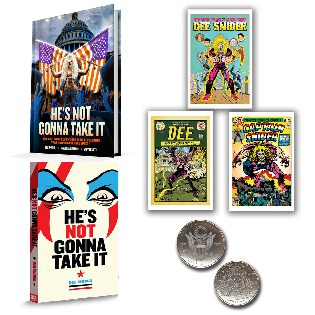 DEE SNIDER: HE'S NOT GONNA TAKE IT DELUXE HARDCOVER GRAPHIC NOVEL