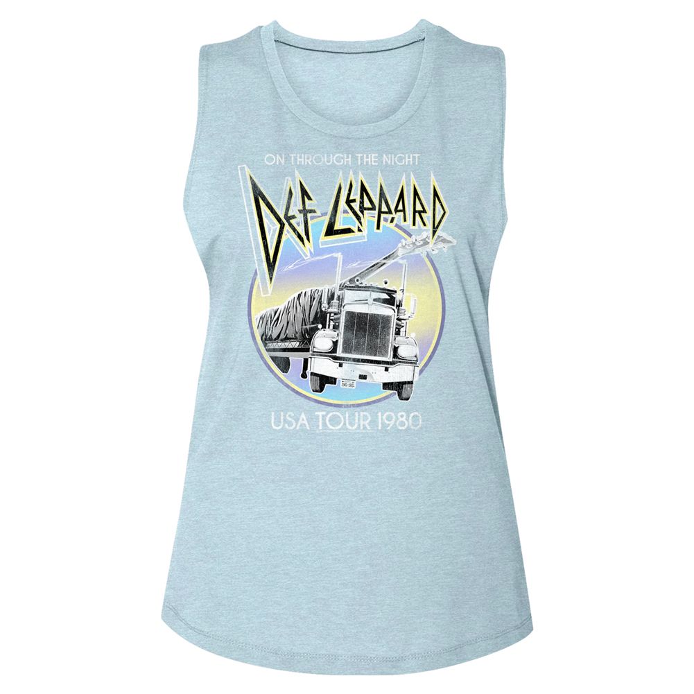 DEF LEPPARD - PASTEL NIGHT LADIES SHIRT